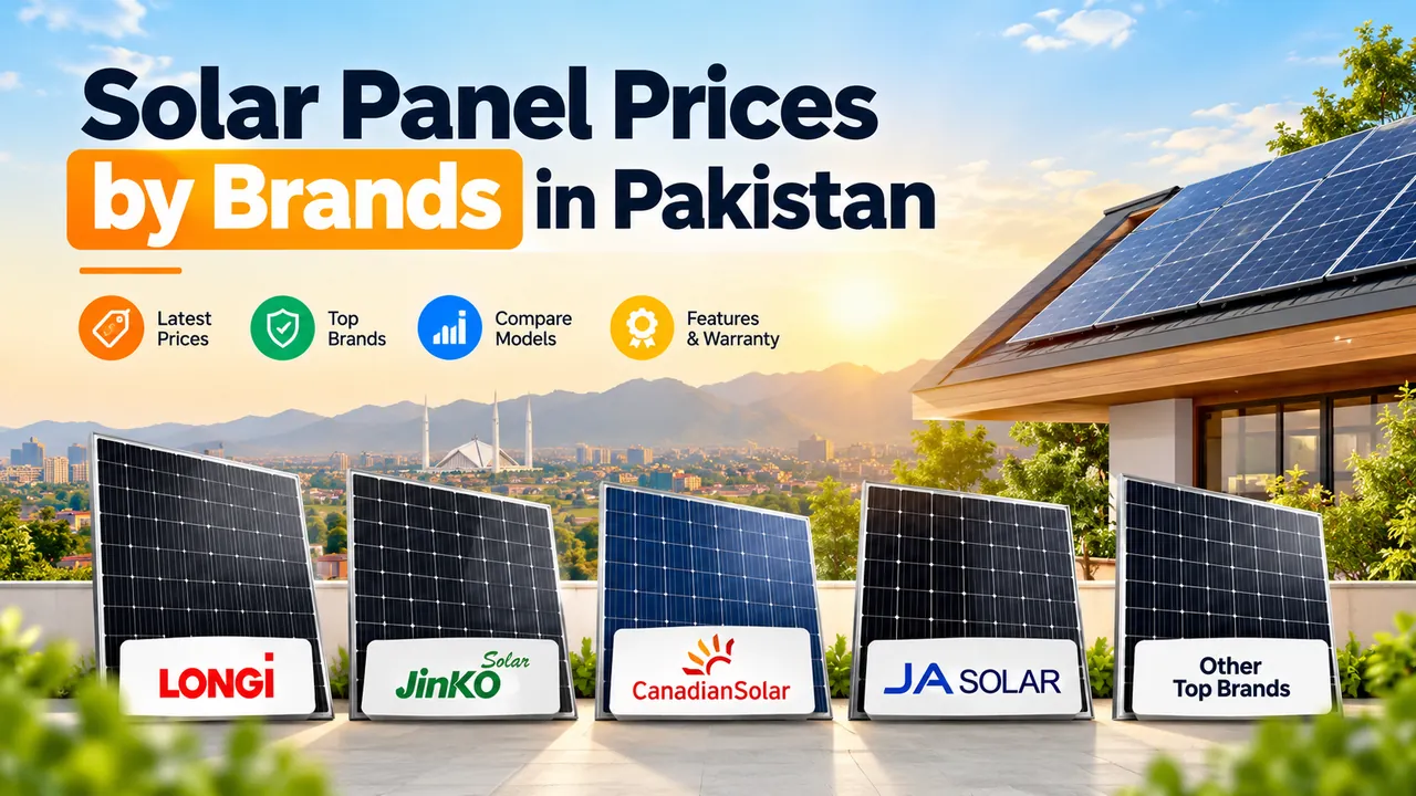 Latest Solar Panel Prices by Brand in Pakistan
