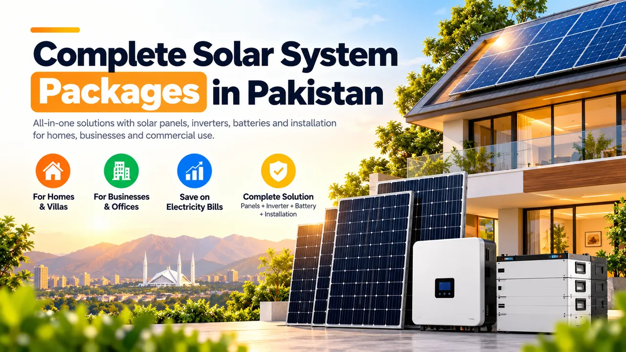 Complete Solar System Packages in Pakistan