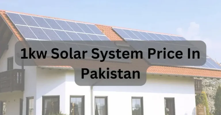 1kw Solar System Price In Pakistan